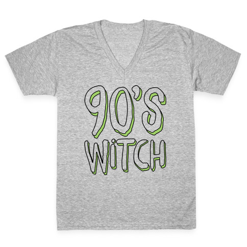90's Witch V-Neck Tee Shirt