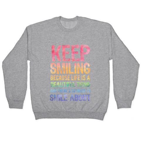 Keep Smiling Pullover