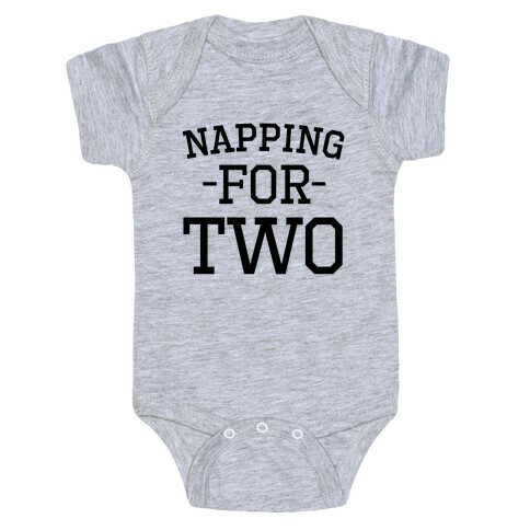 Napping for Two Baby One-Piece