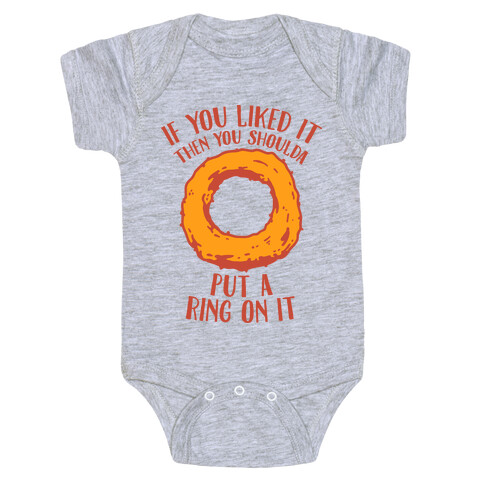 You Shoulda Put an Onion Ring on it Baby One-Piece