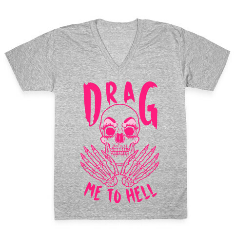 Drag Me To Hell V-Neck Tee Shirt