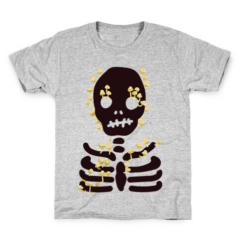 Mushroom Skeleton Kids T-Shirt