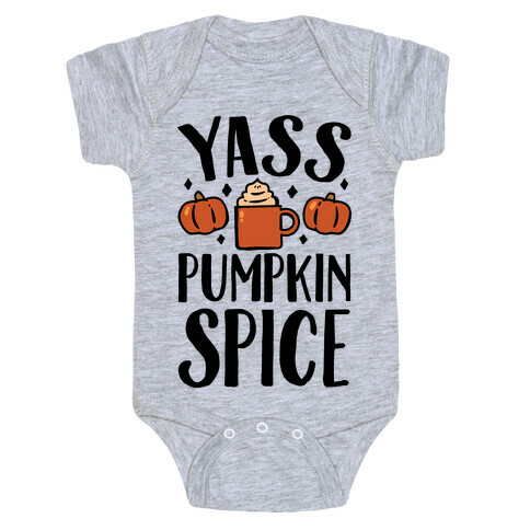 Yass Pumpkin Spice Baby One-Piece