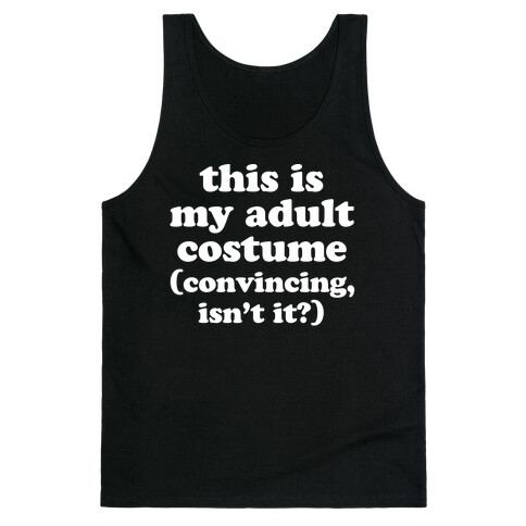 Adult Human Halloween Costume Tank Top