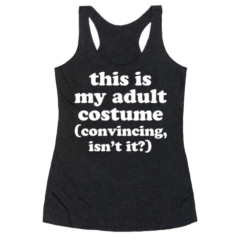 Adult Human Halloween Costume Racerback Tank Top