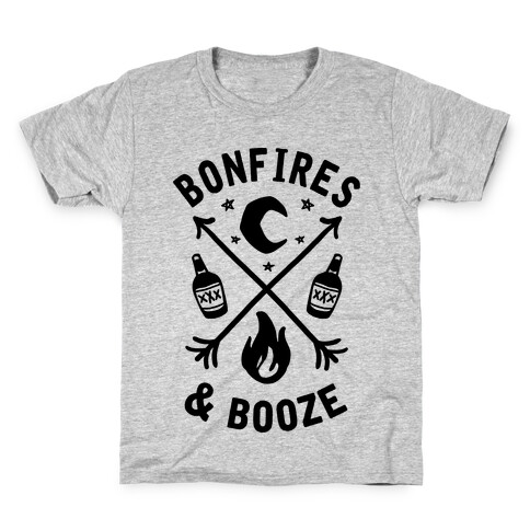 Bonfires & Booze Kids T-Shirt