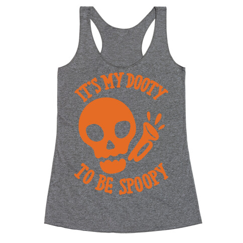 It's My Dooty To Be Spoopy Racerback Tank Top