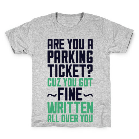 Parking Ticket Kids T-Shirt