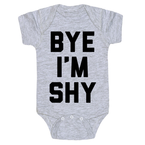 Bye I'm Shy Baby One-Piece