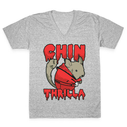 Chinthrilla V-Neck Tee Shirt