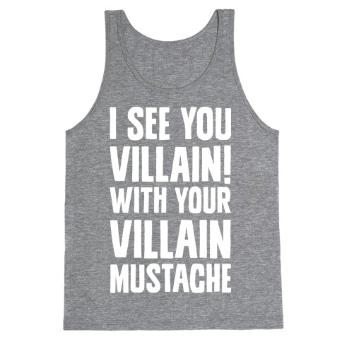 Villain Mustache Tank Top