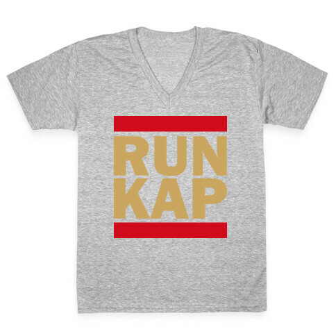 Run Kap  V-Neck Tee Shirt