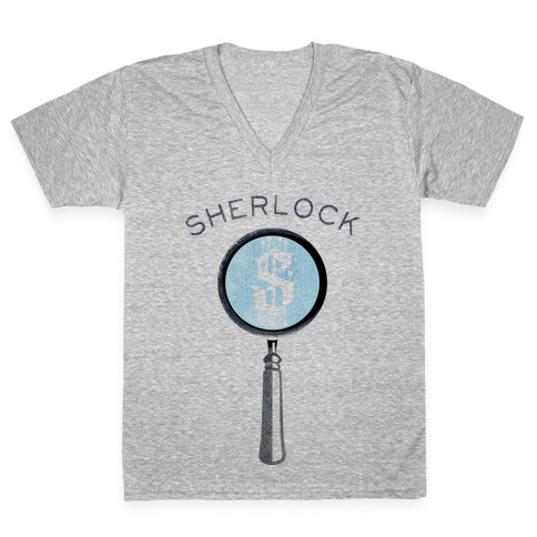 Sherlock & Watson (Part 1) V-Neck Tee Shirt