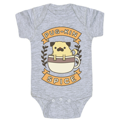Pugkin Spice Baby One-Piece