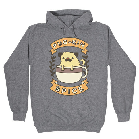 Pugkin Spice Hooded Sweatshirt