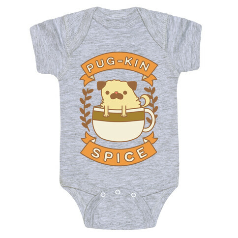 Pugkin Spice Baby One-Piece
