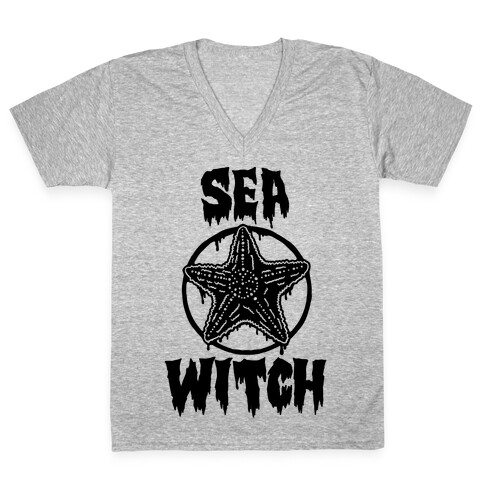 Sea Witch V-Neck Tee Shirt