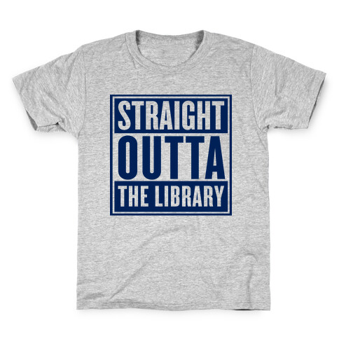 Straight Outta the Library Kids T-Shirt