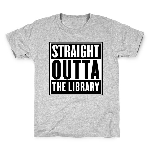 Straight Outta the Library Kids T-Shirt