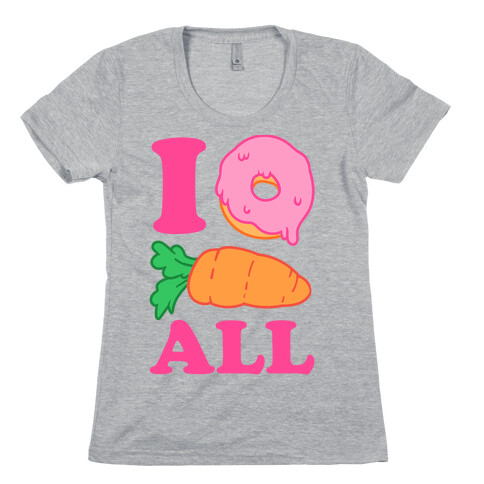 I Donut Carrot All Womens T-Shirt