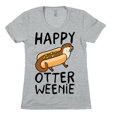 Happy Otterweenie Womens T-Shirt
