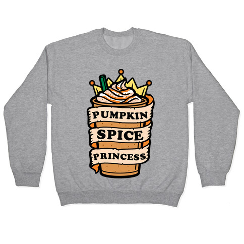 Pumpkin Spice Princess Pullover