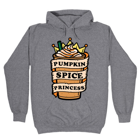 Pumpkin Spice Princess Hooded Sweatshirt