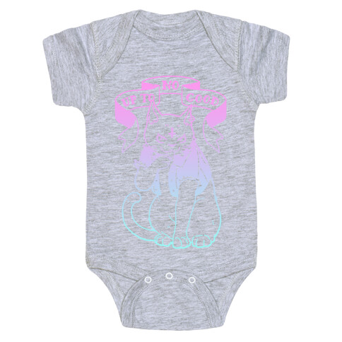 Up to No Good Pastel Goth Kitty Baby One-Piece
