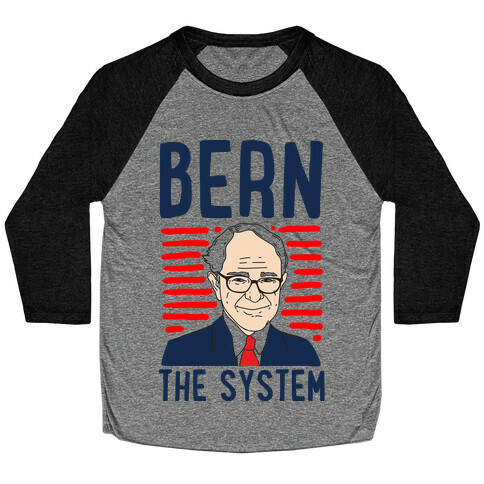 Bern the System Baseball Tee