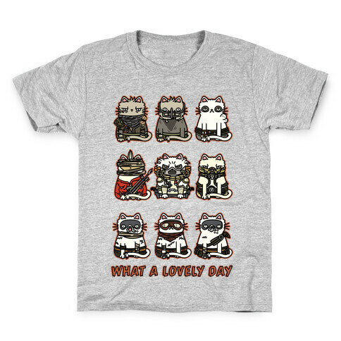 What a Lovely Day Cats Kids T-Shirt