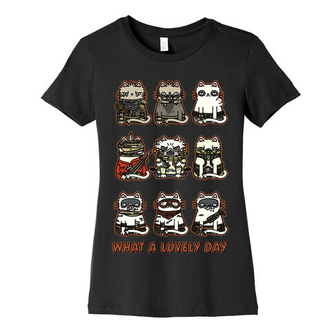 What a Lovely Day Cats Womens T-Shirt