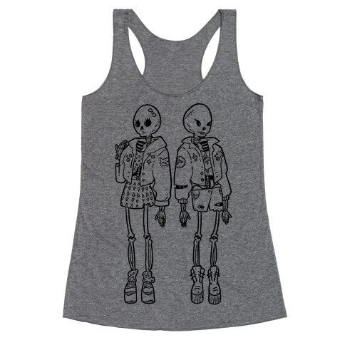 Skeleton Girls Racerback Tank Top