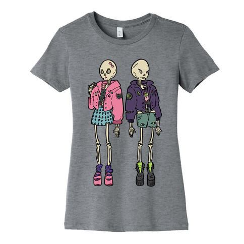 Skeleton Girls Womens T-Shirt