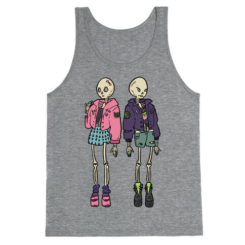 Skeleton Girls Tank Top