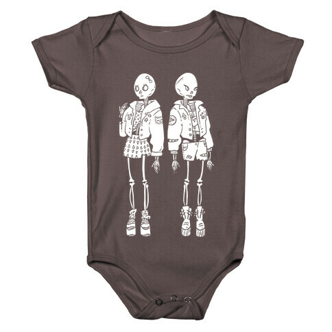 Skeleton Girls Baby One-Piece