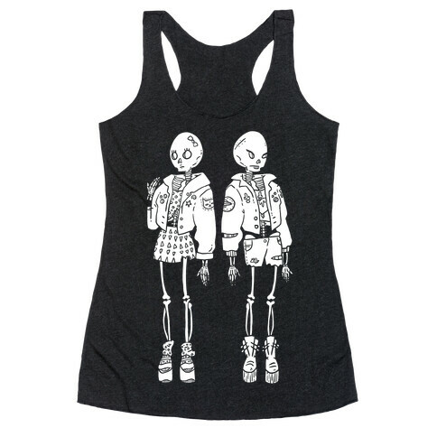 Skeleton Girls Racerback Tank Top