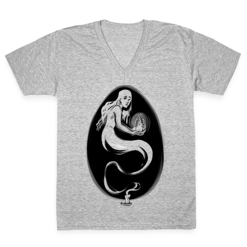 Candle Ghost V-Neck Tee Shirt