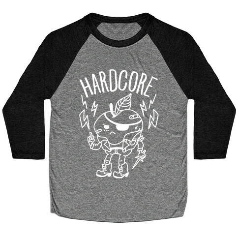 Hardcore Apple Baseball Tee