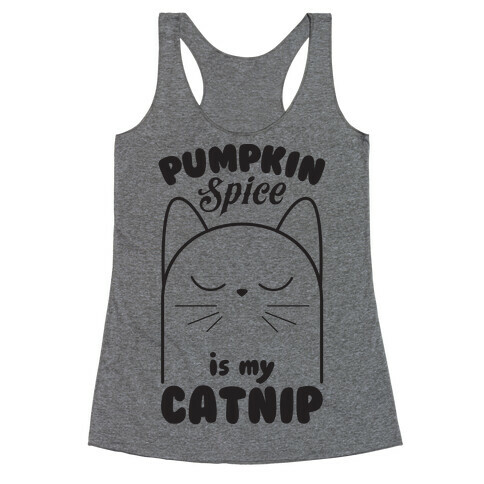 Pumpkin Spice Catnip Racerback Tank Top