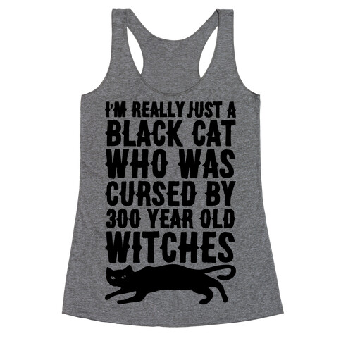 I'm Really Just A Black Cat Racerback Tank Top