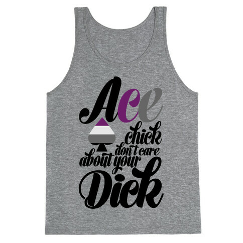 Ace Chick Don't Care Tank Top