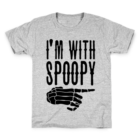 I'm With Spoopy & I'm With Creppy Pair 1 Kids T-Shirt