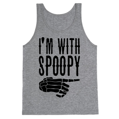 I'm With Spoopy & I'm With Creppy Pair 1 Tank Top