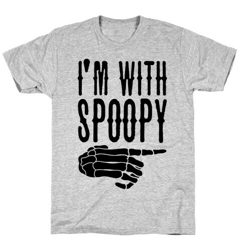 I'm With Spoopy & I'm With Creppy Pair 1 T-Shirt