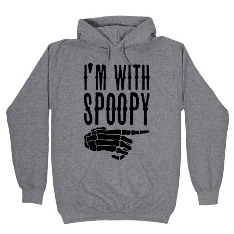 I'm With Spoopy & I'm With Creppy Pair 1 Hooded Sweatshirt