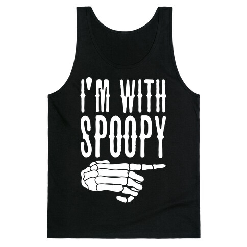I'm With Spoopy & I'm With Creppy Pair 1 Tank Top