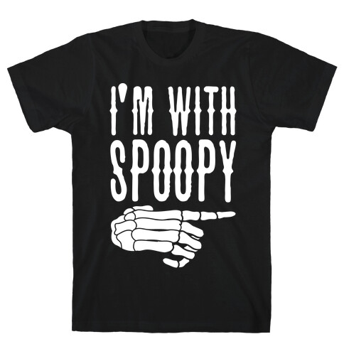 I'm With Spoopy & I'm With Creppy Pair 1 T-Shirt