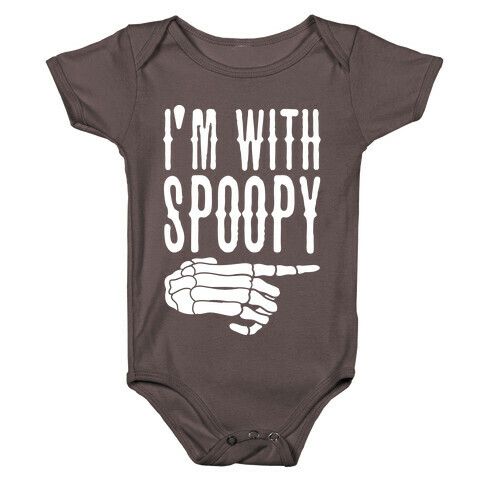 I'm With Spoopy & I'm With Creppy Pair 1 Baby One-Piece