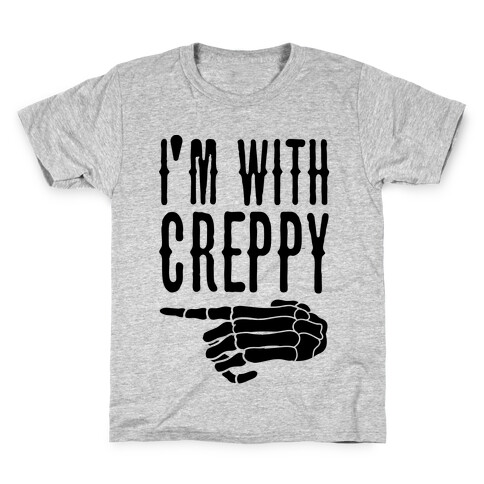 I'm With Spoopy & I'm With Creppy Pair 2 Kids T-Shirt