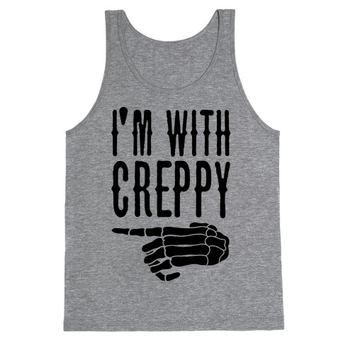 I'm With Spoopy & I'm With Creppy Pair 2 Tank Top